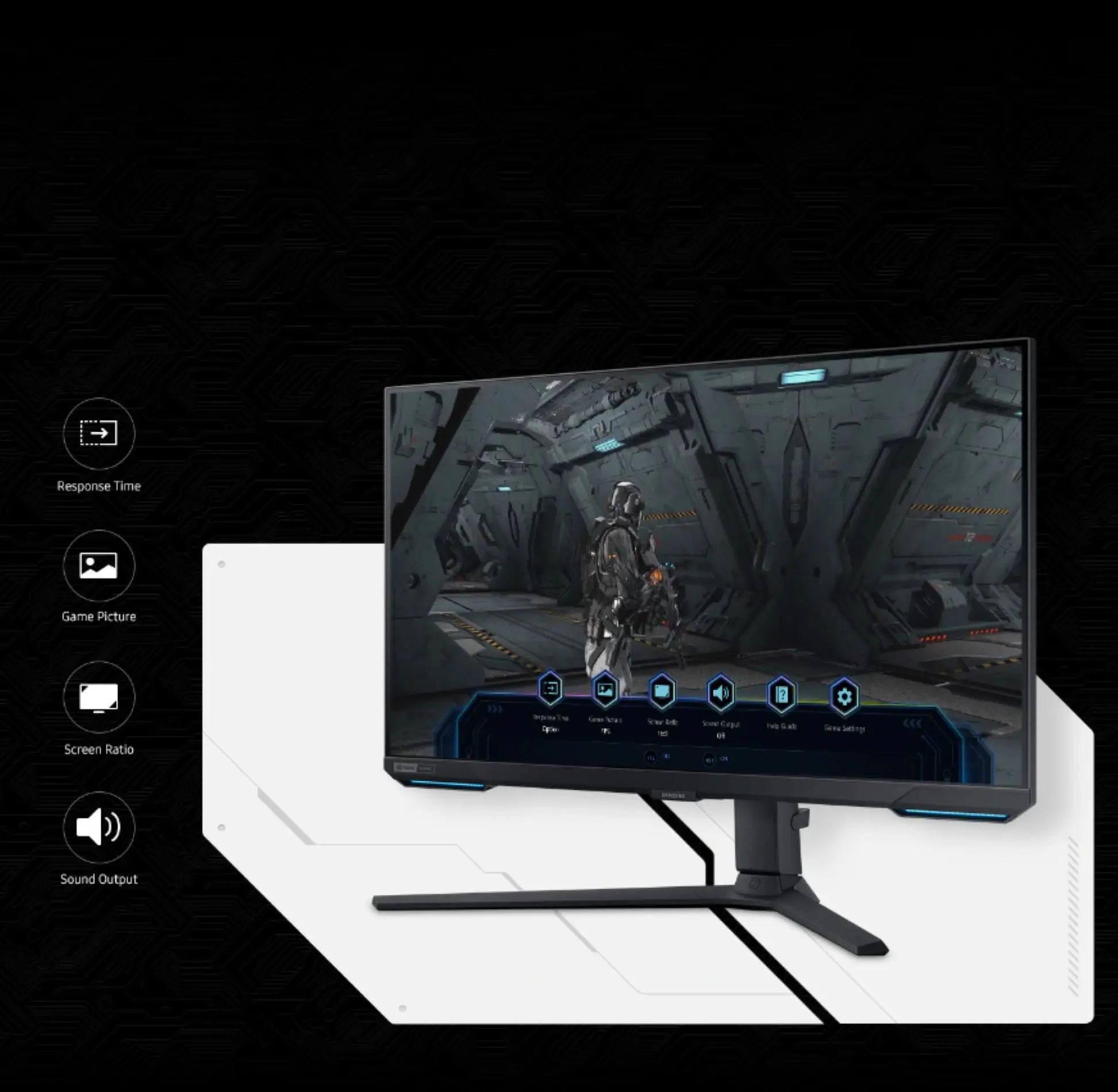 Samsung Odyssey G7 Smart 4K IPS 1ms 144Hz HDR400 G-Sync Compatible - للتقنيات الحديثة TT TAB متجر