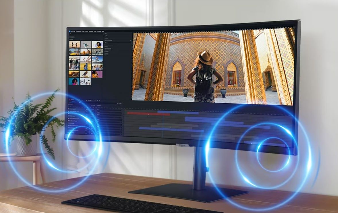 Samsung ViewFinity S6 Ultra WQHD Curved VA 5ms 100Hz 21:9 HDR10 with Speaker - للتقنيات الحديثة TT TAB متجر