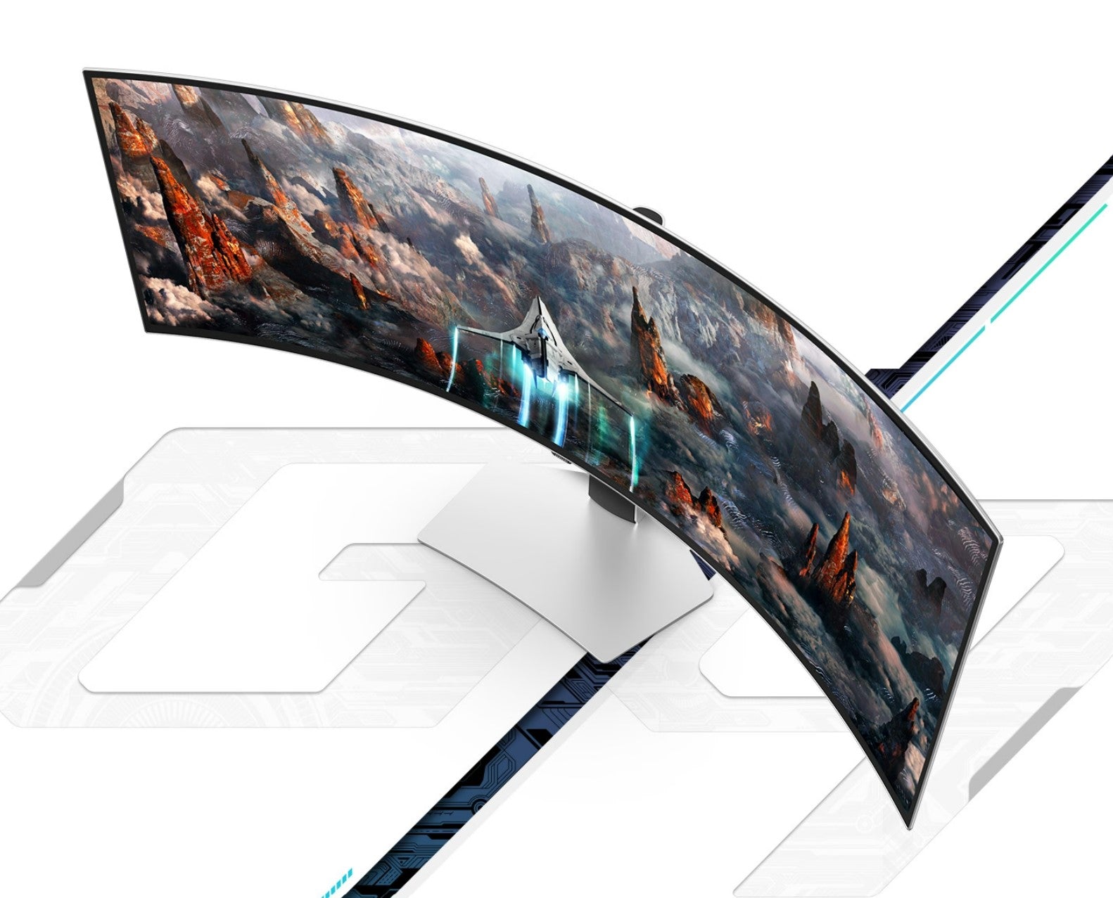 Samsung Odyssey OLED G9 Ultra Dual QHD 0.03ms 240Hz Curved HDR 400 - للتقنيات الحديثة TT TAB متجر