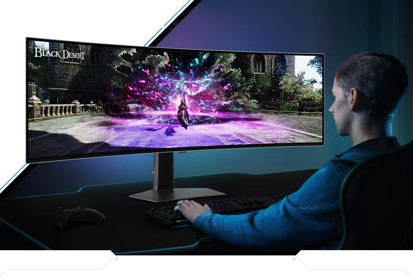 Samsung Odyssey OLED G9 Ultra Dual QHD 0.03ms 240Hz Curved HDR 400 - للتقنيات الحديثة TT TAB متجر