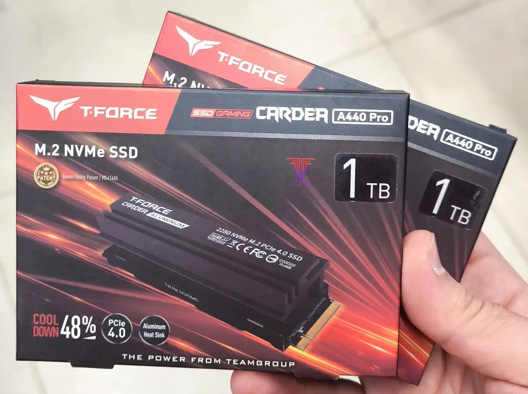 TeamGroup T-Force Cardea A440 Pro SSD NVMe Gen4 with DRAM and Aluminum Heatsink - للتقنيات الحديثة TT TAB متجر