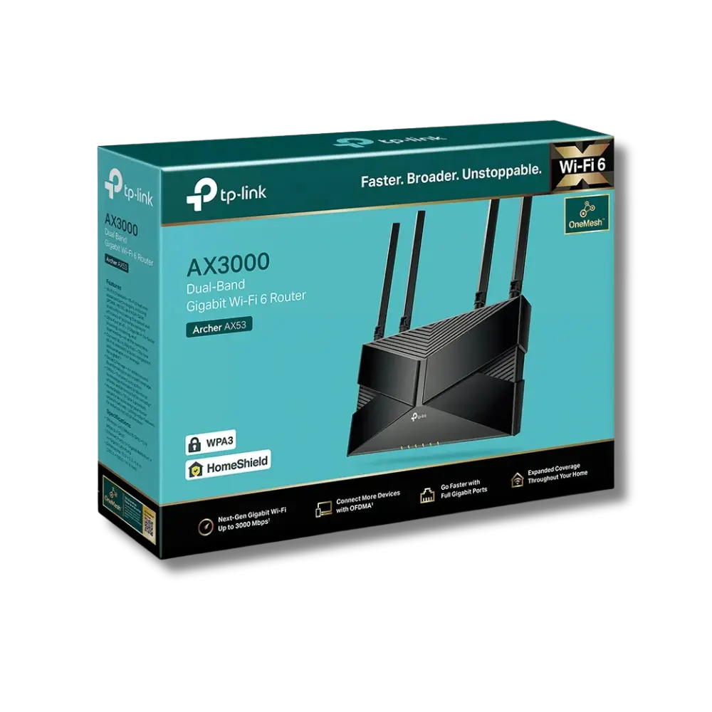 TP-Link Archer AX53 AX3000 - للتقنيات الحديثة TT TAB متجر