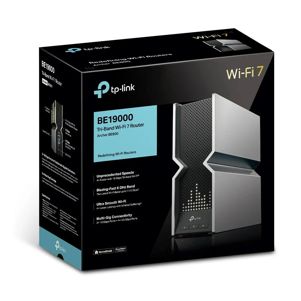 TP-Link Archer BE800 BE19000 - للتقنيات الحديثة TT TAB متجر