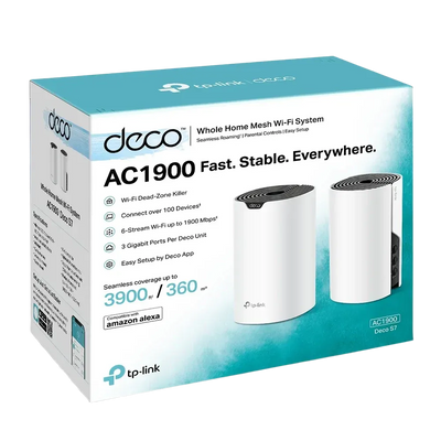 TP-Link Deco S7 AC1900 2-Pack Whole Home Mesh Wi-Fi 5 System