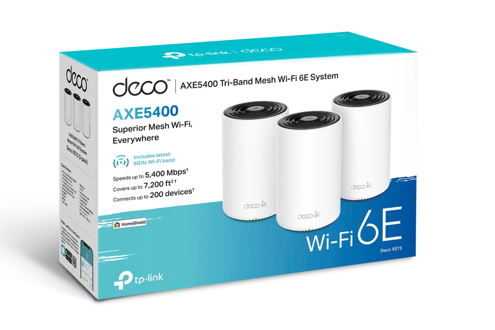 TP-Link Deco XE75 AXE5400 3-Pack - للتقنيات الحديثة TT TAB متجر