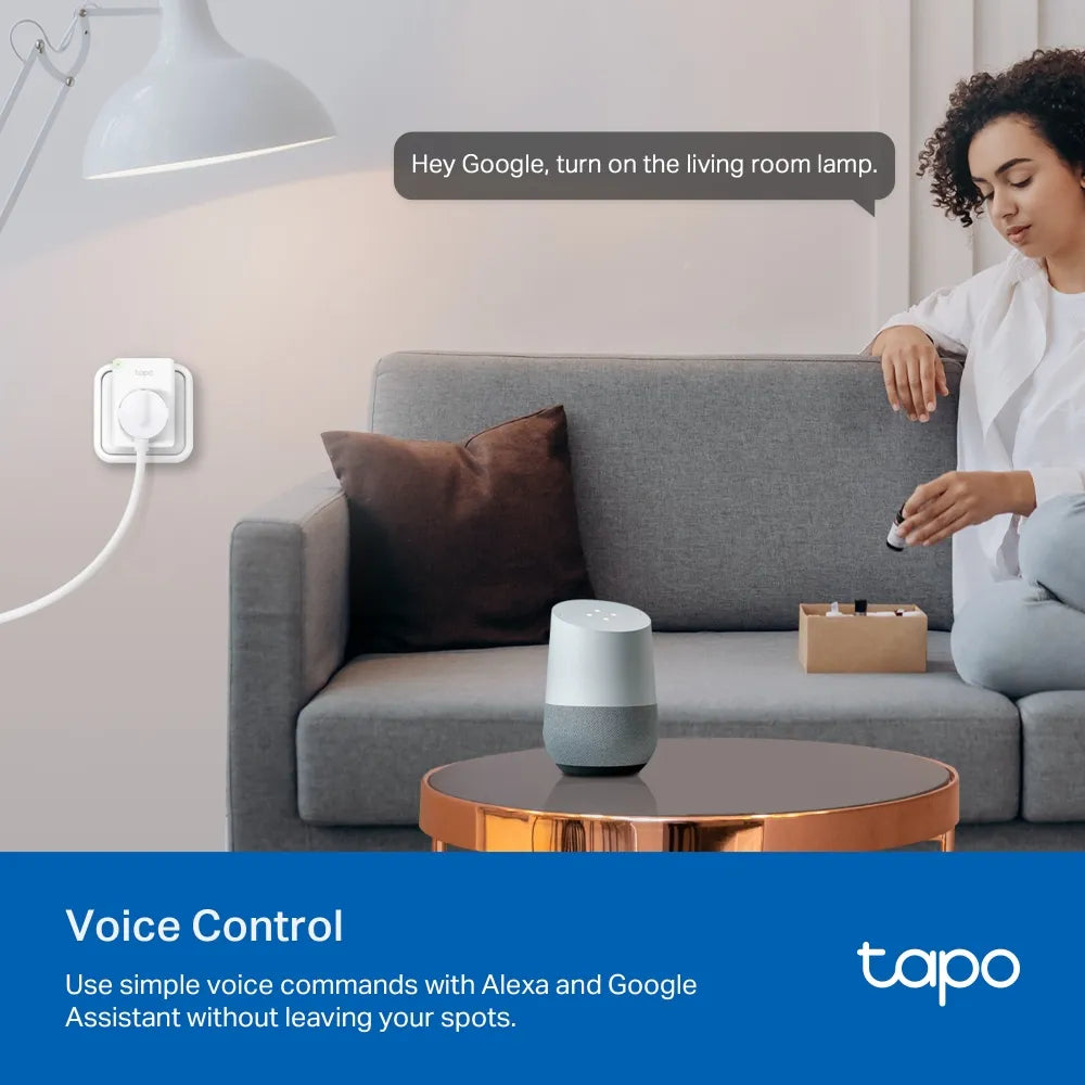 TP-Link Tapo P110 Mini Smart Wi-Fi Socket, Energy Monitoring - للتقنيات الحديثة TT TAB متجر