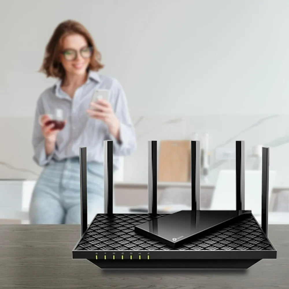 TP-Link Archer AX73 AX5400 Dual-Band Gigabit Wi-Fi 6 Router - للتقنيات الحديثة TT TAB متجر