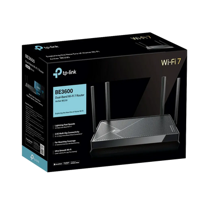 TP-Link Archer BE230 BE3600 Dual-Band Wi-Fi 7 Router