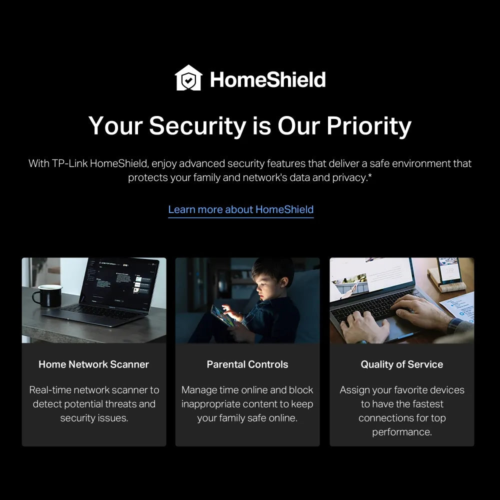 TP-Link Archer BE230 BE3600 Dual-Band Wi-Fi 7 Router - للتقنيات الحديثة TT TAB متجر