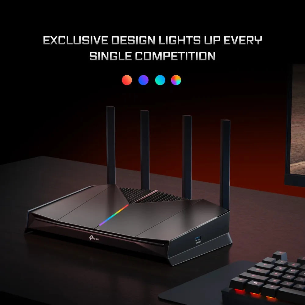 TP-Link Archer GE230 BE3600 Dual-Band Wi-Fi 7 Gaming Router with RGB & Gaming Port - متجر TT Tab للتقنيات الحديثة