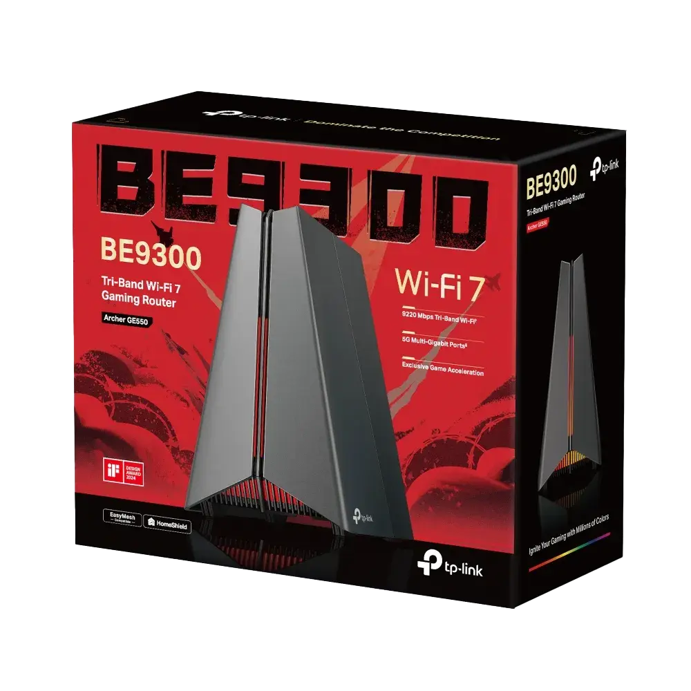 TP-Link Archer GE550 BE9300 Tri-Band Wi-Fi 7 Gaming Router with RGB - للتقنيات الحديثة TT TAB متجر