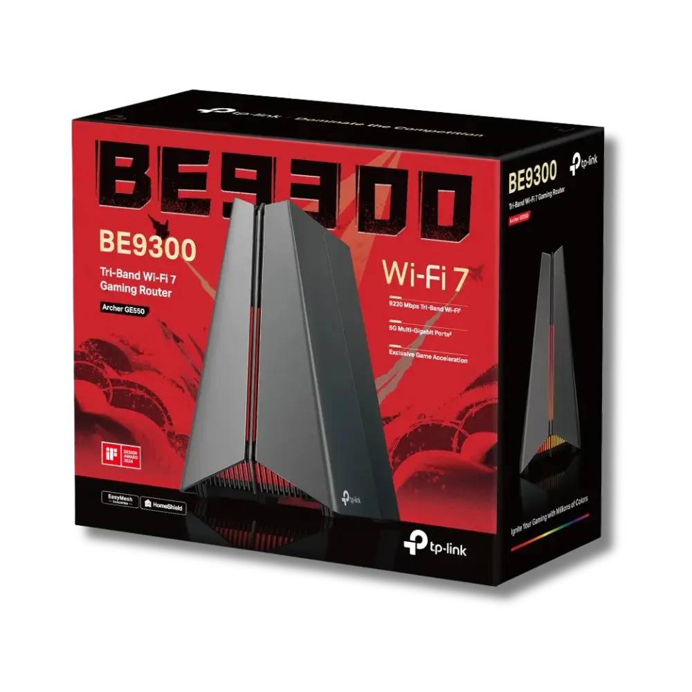TP-Link Archer GE550 BE9300 Tri-Band Wi-Fi 7 Gaming Router with RGB - للتقنيات الحديثة TT TAB متجر