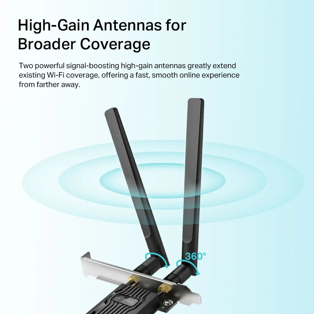 TP-Link Archer TX20E AX1800 AX1800 Wi-Fi 6 Bluetooth 5.2 PCIe Adapter - متجر TT Tab للتقنيات الحديثة