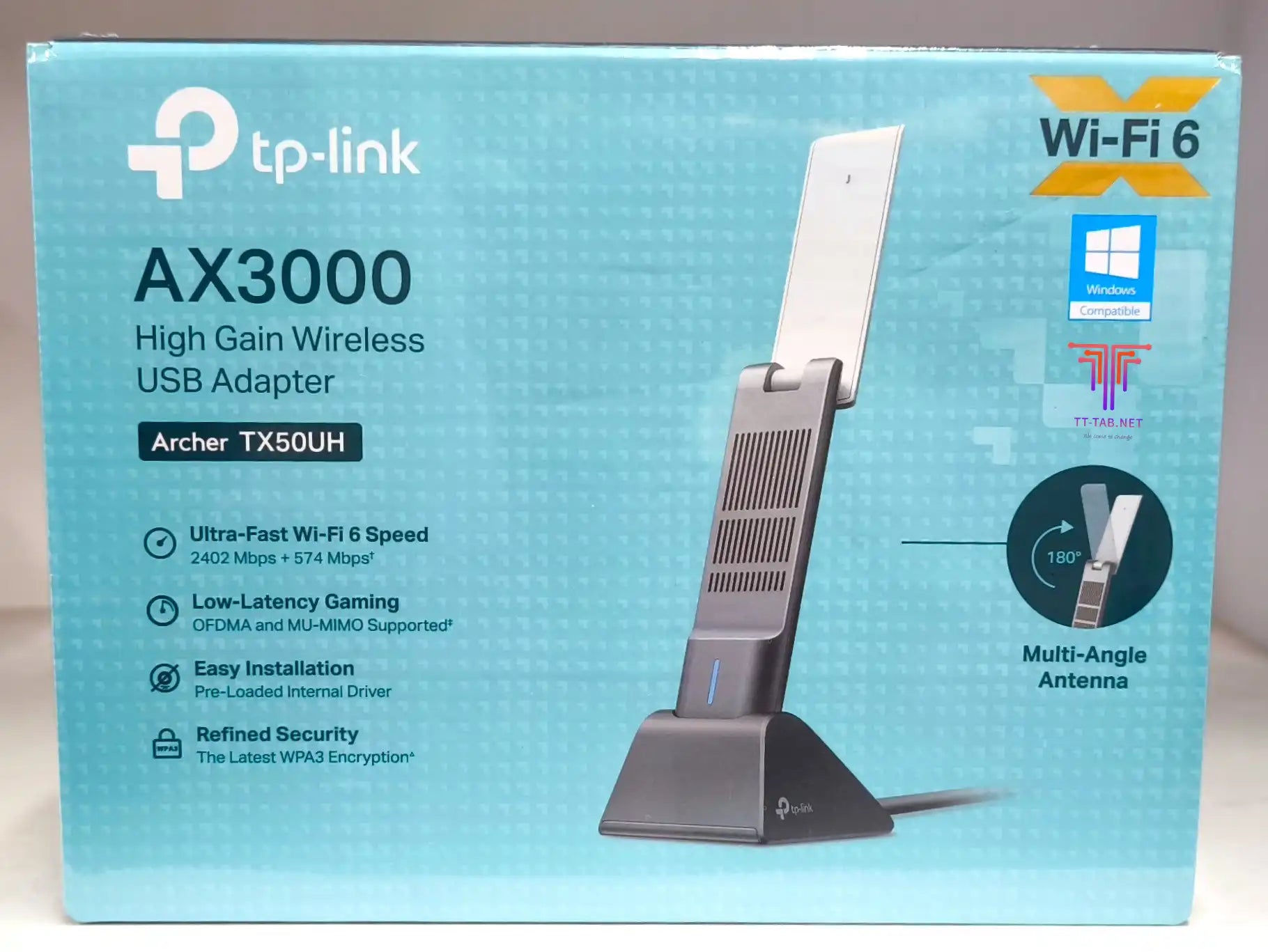 TP-Link Archer TX50UH AX3000 High Gain Wireless USB Adapter - للتقنيات الحديثة TT TAB متجر