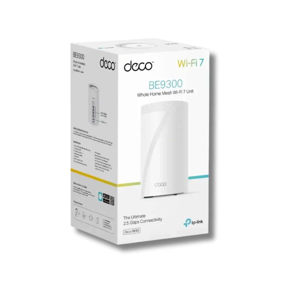 TP-Link Deco BE65 BE9300 1-Pack - للتقنيات الحديثة TT TAB متجر