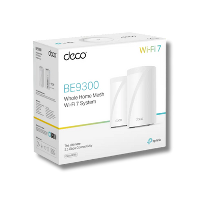 TP-Link Deco BE65 BE9300 2-Pack Whole Home Mesh WiFi 7 System