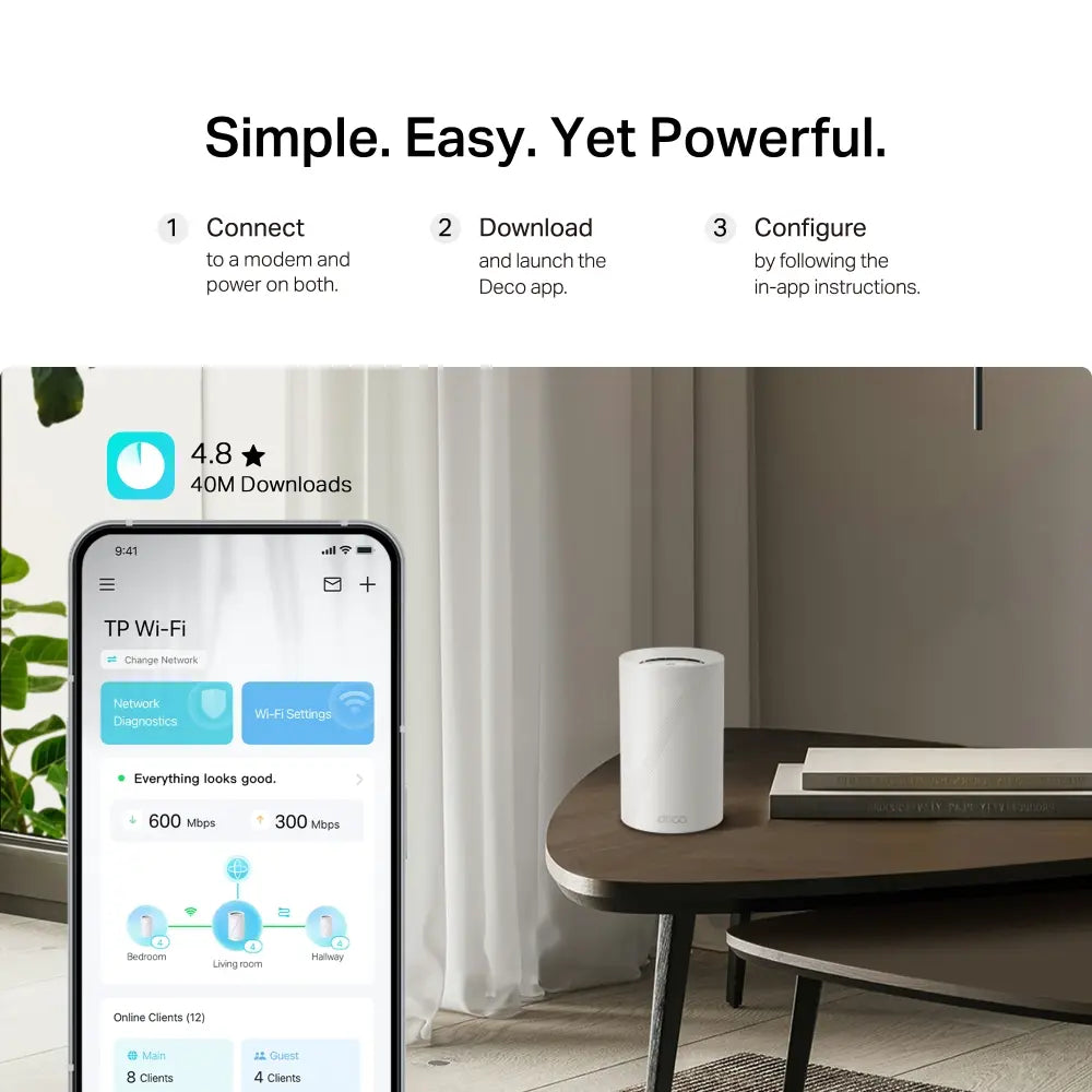 TP-Link Deco BE68 BE14000 3-Pack Tri-Band Whole Home Mesh WiFi 7 System - متجر TT Tab للتقنيات الحديثة