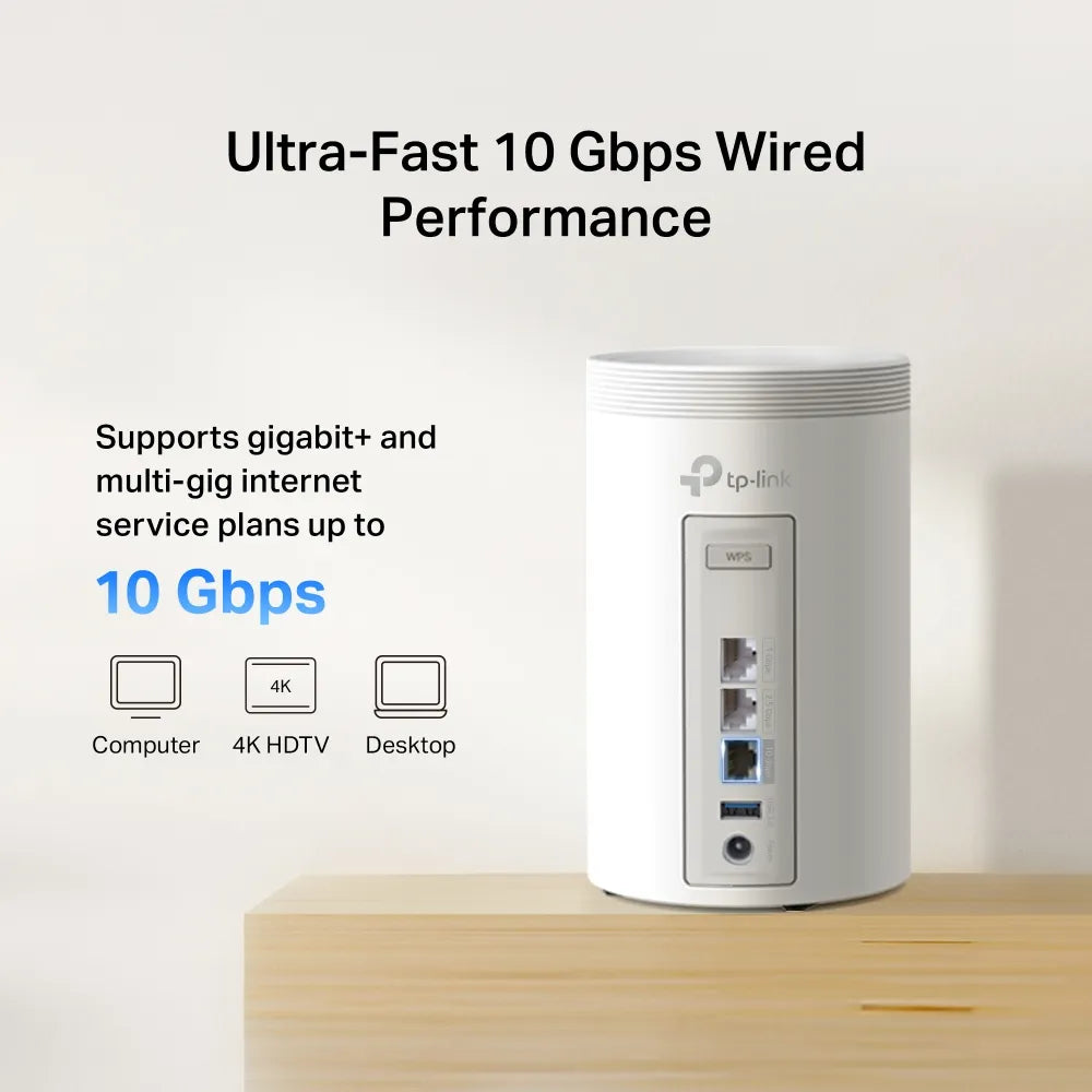 TP-Link Deco BE68 BE14000 3-Pack Tri-Band Whole Home Mesh WiFi 7 System - متجر TT Tab للتقنيات الحديثة