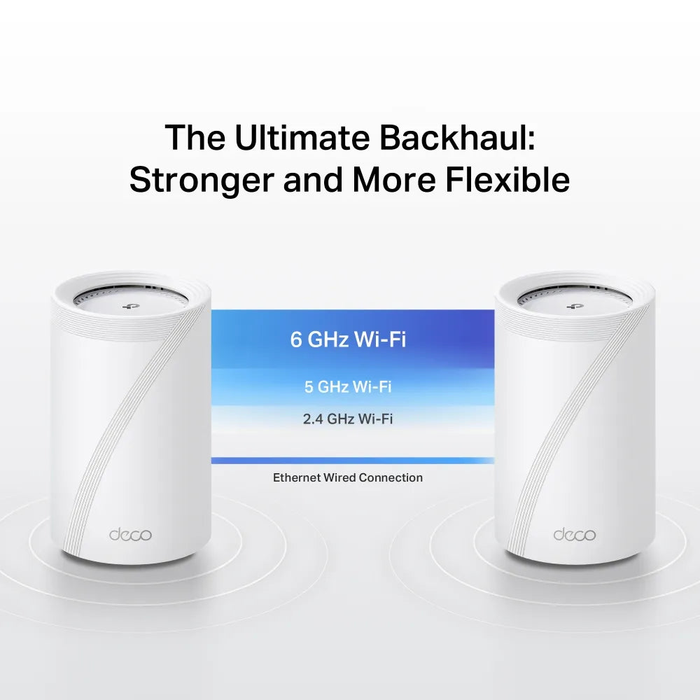 TP-Link Deco BE68 BE14000 3-Pack Tri-Band Whole Home Mesh WiFi 7 System - متجر TT Tab للتقنيات الحديثة