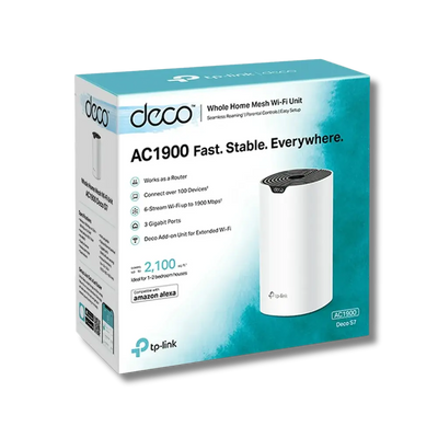 TP-Link Deco S7 AC1900 1-Pack Whole Home Mesh Wi-Fi 5 System