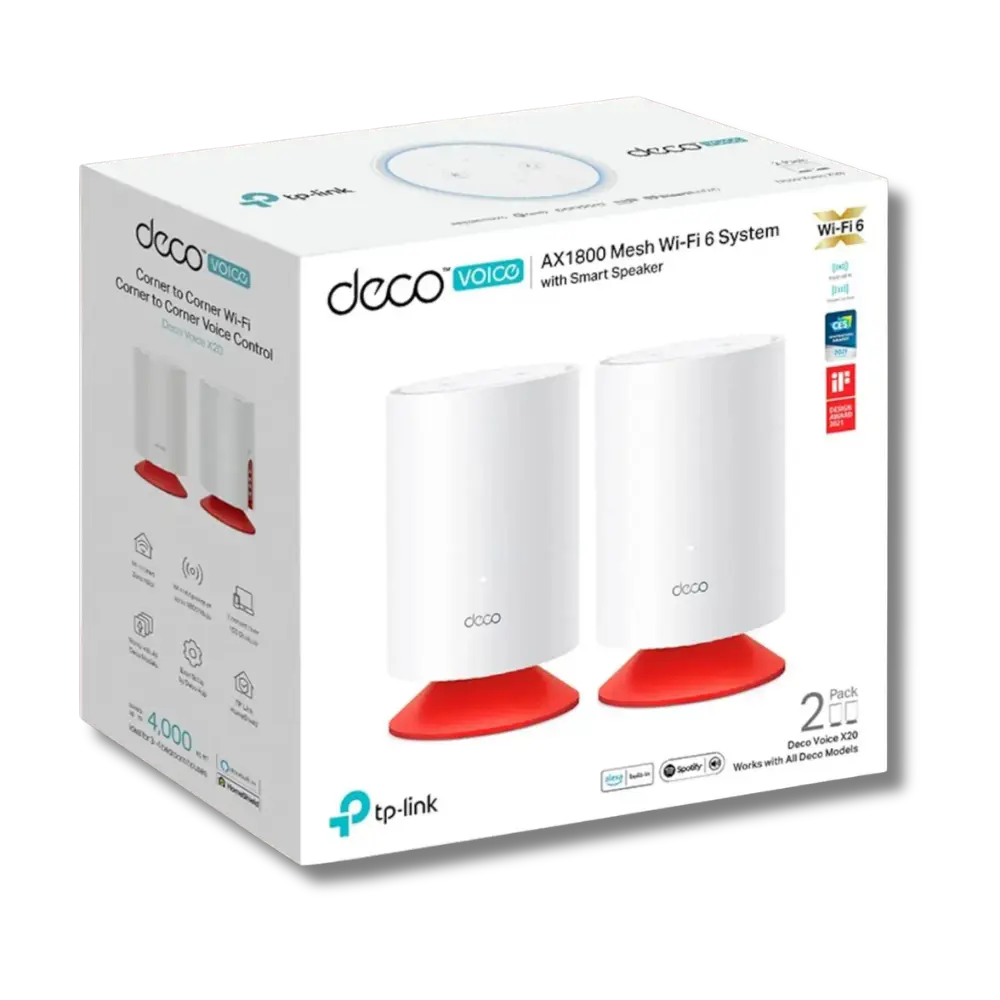 TP-Link Deco Voice X20 AX1800 2-Pack - للتقنيات الحديثة TT TAB متجر