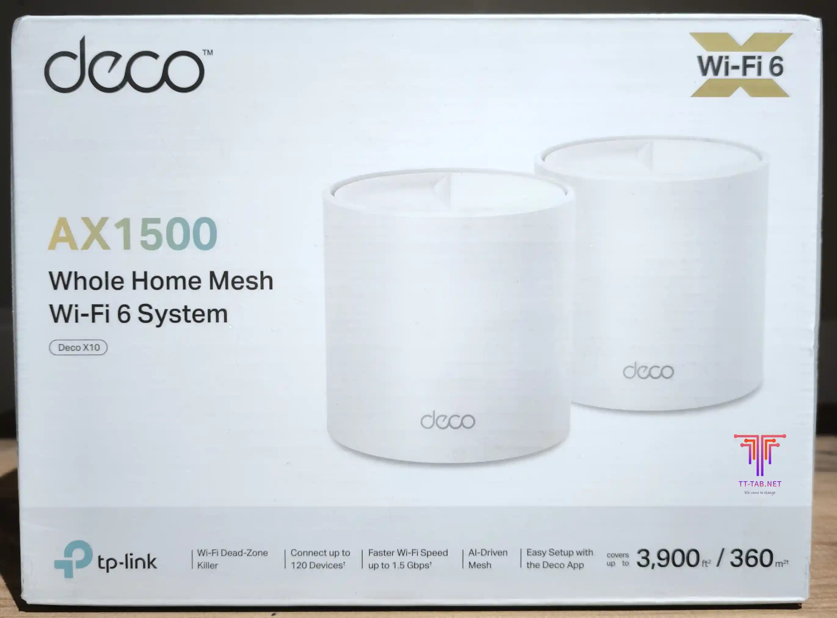 TP-Link Deco X10 AX1500 2-Pack Whole Home Mesh Wi-Fi 6 System - للتقنيات الحديثة TT TAB متجر