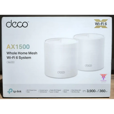 TP-Link Deco X10 AX1500 2-Pack Whole Home Mesh Wi-Fi 6 System