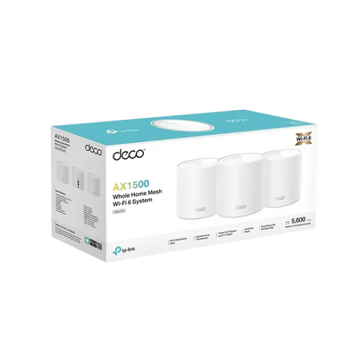 TP-Link Deco X10 AX1500 3-Pack Whole Home Mesh Wi-Fi 6 System