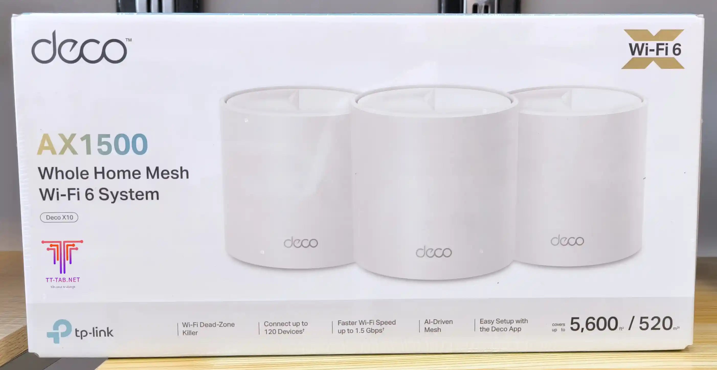 TP-Link Deco X10 AX1500 3-Pack Whole Home Mesh Wi-Fi 6 System - للتقنيات الحديثة TT TAB متجر