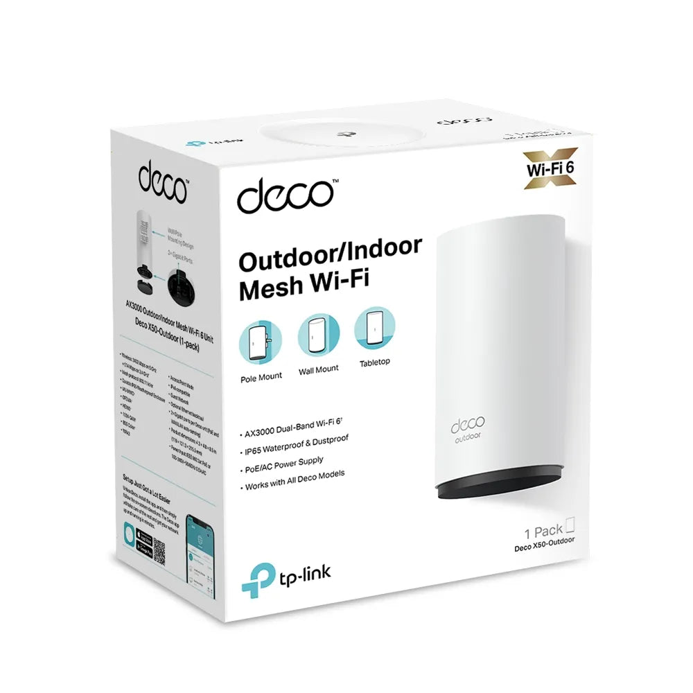 TP-Link Deco X50 Outdoor AX3000 1-Pack - للتقنيات الحديثة TT TAB متجر