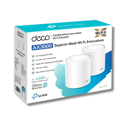 TP-Link Deco X50 AX3000 2-Pack Whole Home Mesh WiFi 6 System