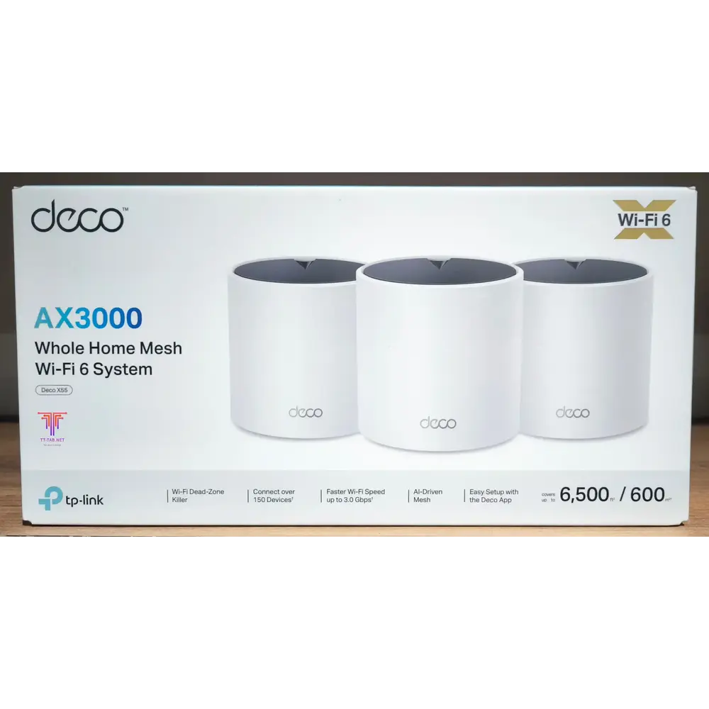 TP-Link Deco X55 AX3000 3-Pack - للتقنيات الحديثة TT TAB متجر