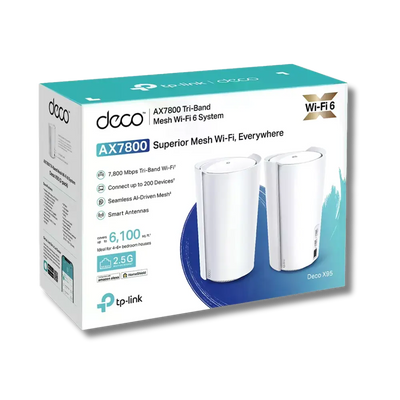 TP-Link Deco X95 AX7800 2-Pack Tri-Band Mesh WiFi 6 System