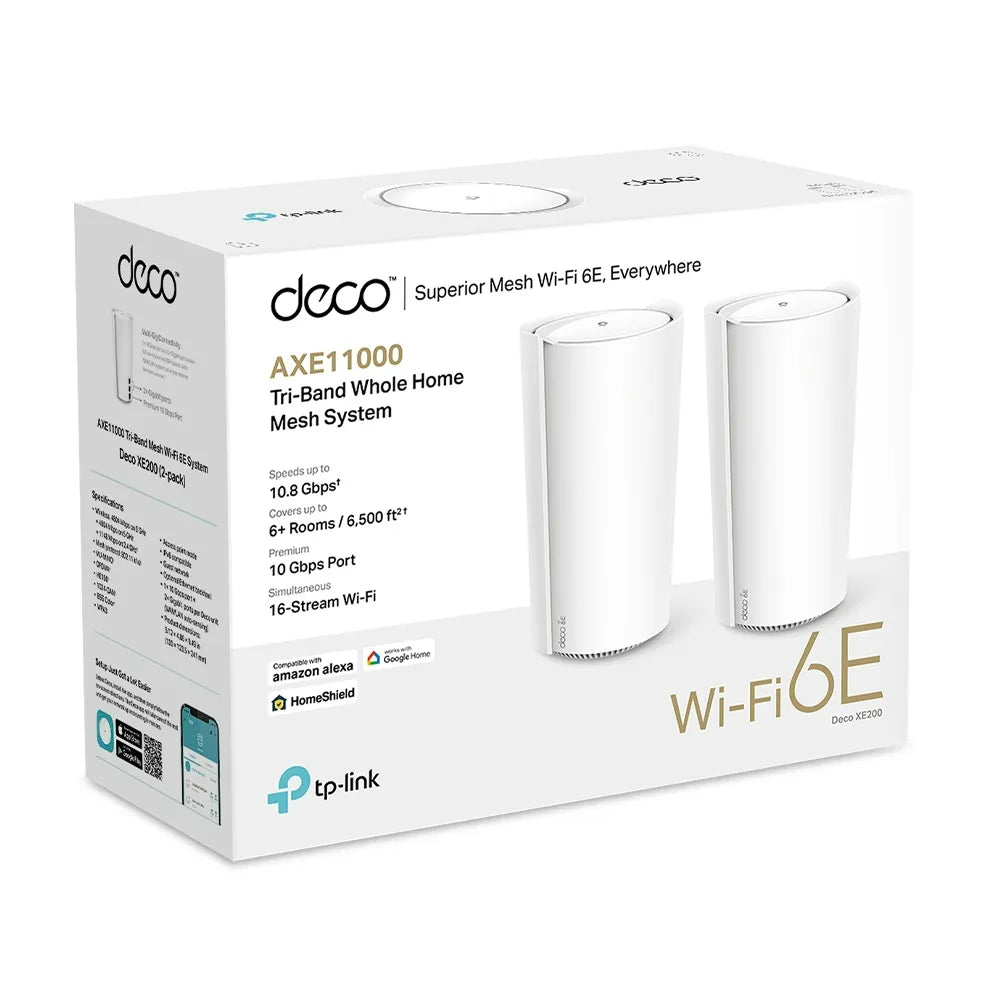 TP-Link Deco XE200 AXE11000 2-Pack - للتقنيات الحديثة TT TAB متجر
