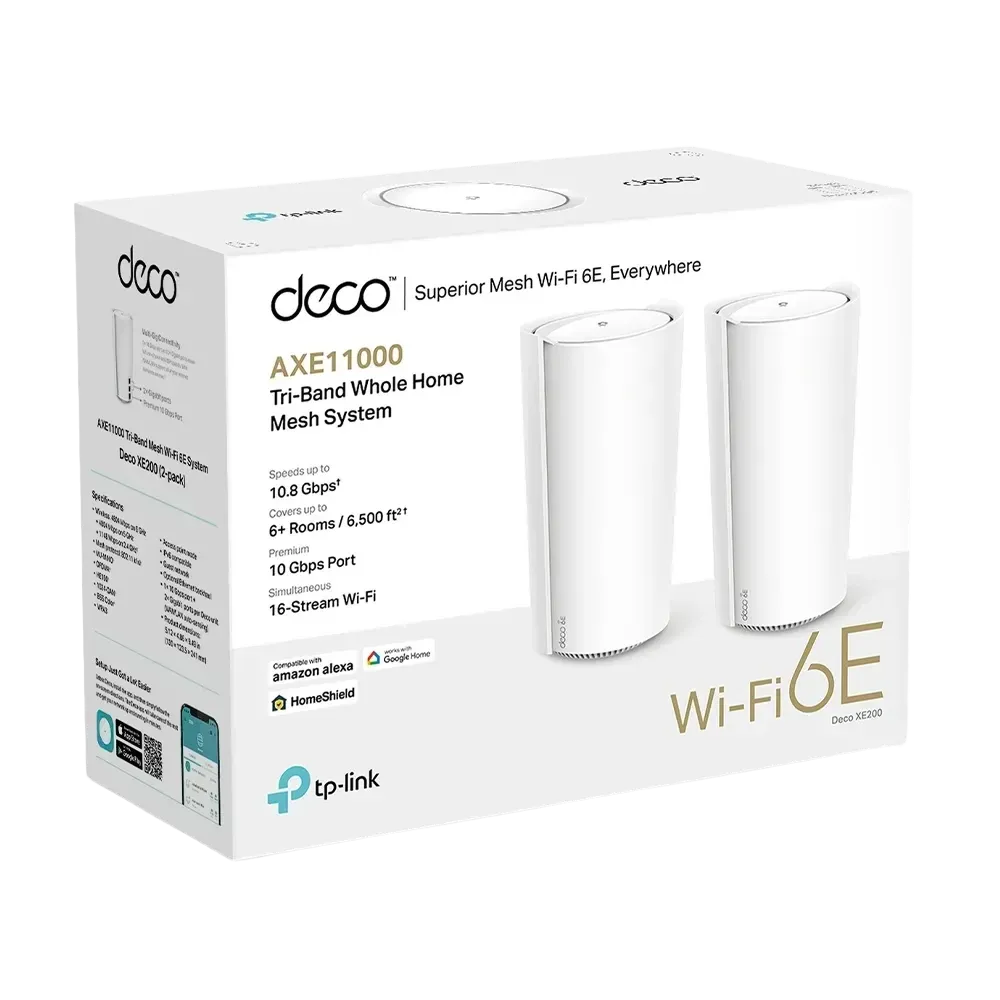 TP-Link Deco XE200 AXE11000 2-Pack - للتقنيات الحديثة TT TAB متجر