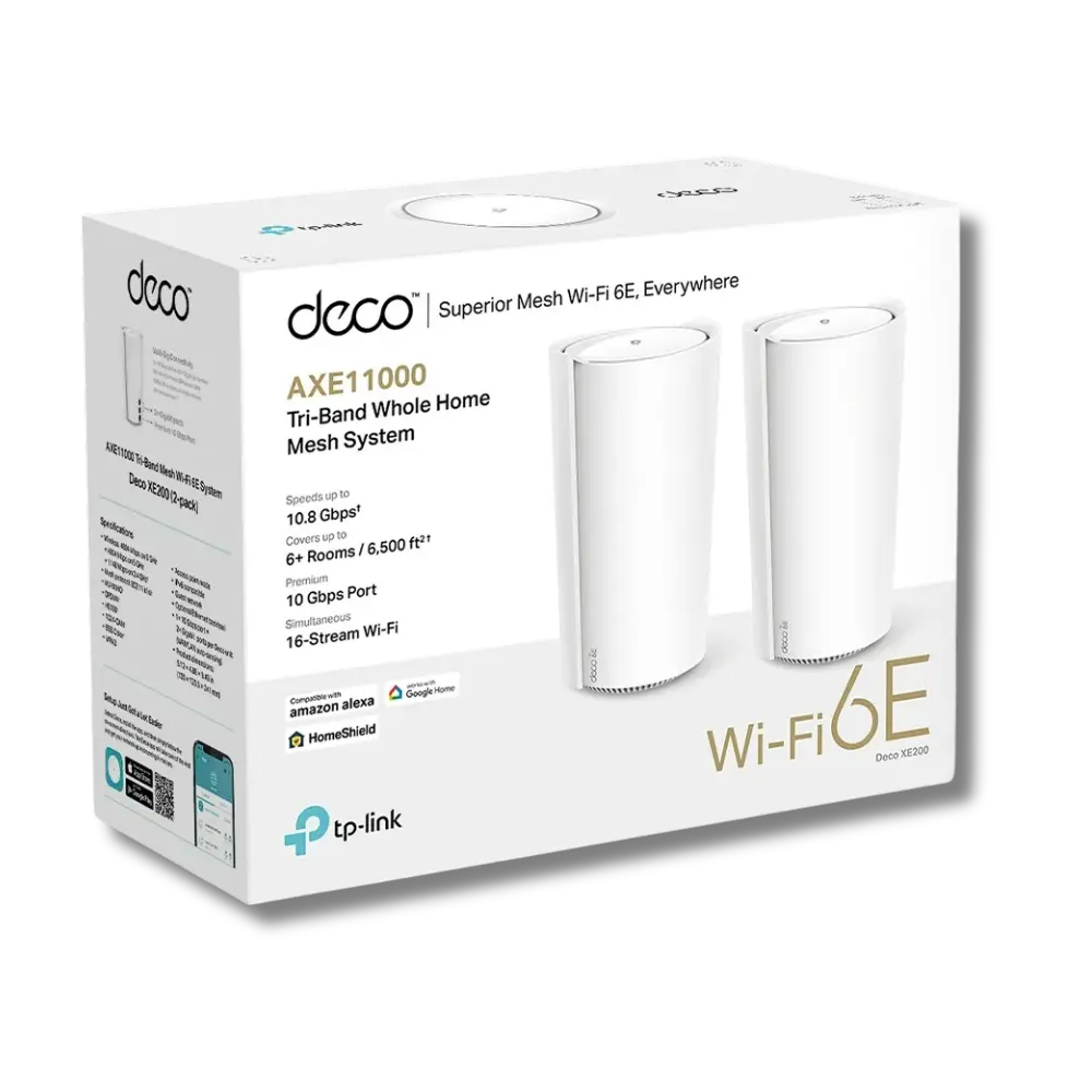 TP-Link Deco XE200 AXE11000 2-Pack - للتقنيات الحديثة TT TAB متجر