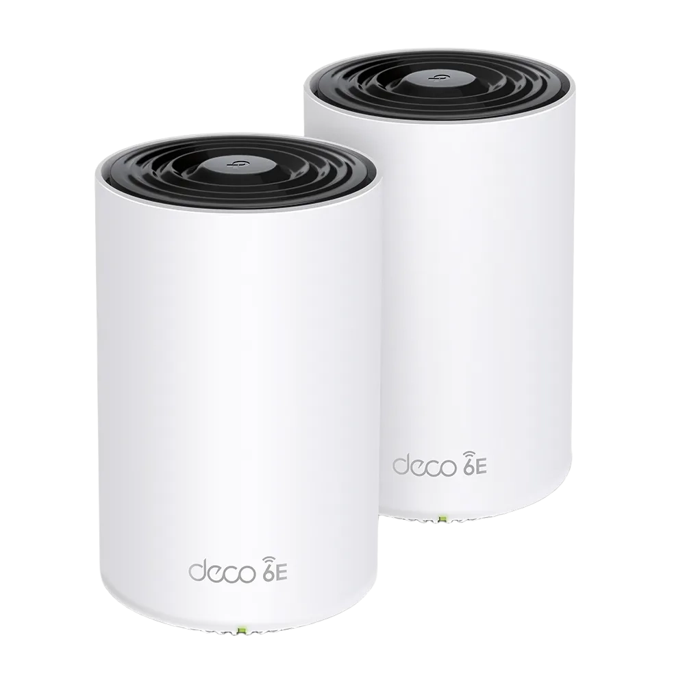 TP-Link Deco XE75 Pro AXE5400 2-Pack Tri-Band Mesh Wi-Fi 6E System with 2.5Gbps Port - للتقنيات الحديثة TT TAB متجر