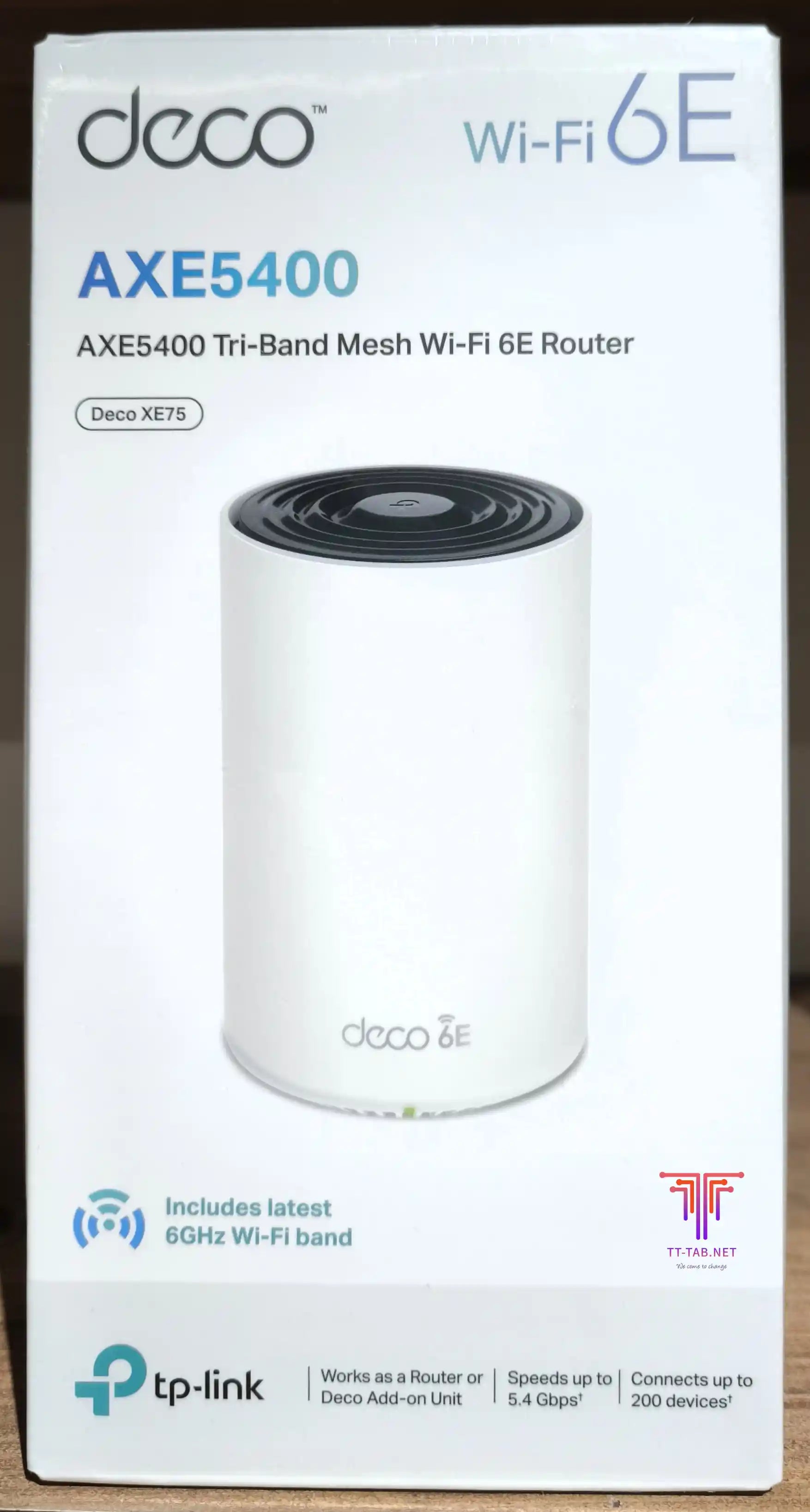TP-Link Deco XE75 AXE5400 1-Pack Tri-Band Mesh Wi-Fi 6E System - للتقنيات الحديثة TT TAB متجر