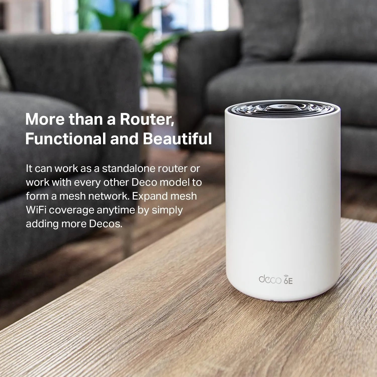 TP-Link Deco XE75 AXE5400 1-Pack Tri-Band Mesh Wi-Fi 6E System - للتقنيات الحديثة TT TAB متجر