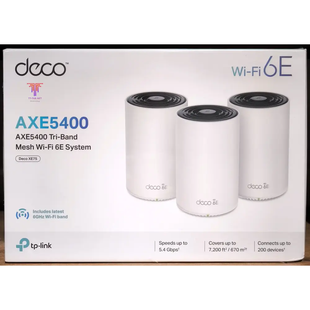 TP-Link Deco XE75 AXE5400 3-Pack - للتقنيات الحديثة TT TAB متجر