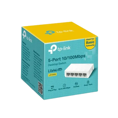 TP-Link LS1005 5-Port 10/100Mbps Desktop Switch