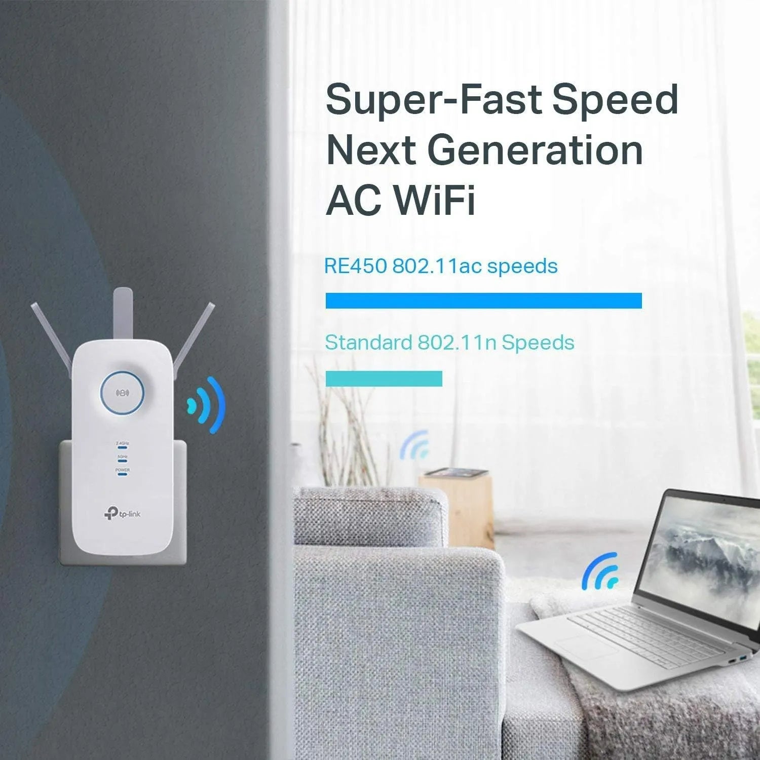 TP-Link RE450 AC1750 Wi-Fi5 Range Extender Support OneMesh - للتقنيات الحديثة TT TAB متجر