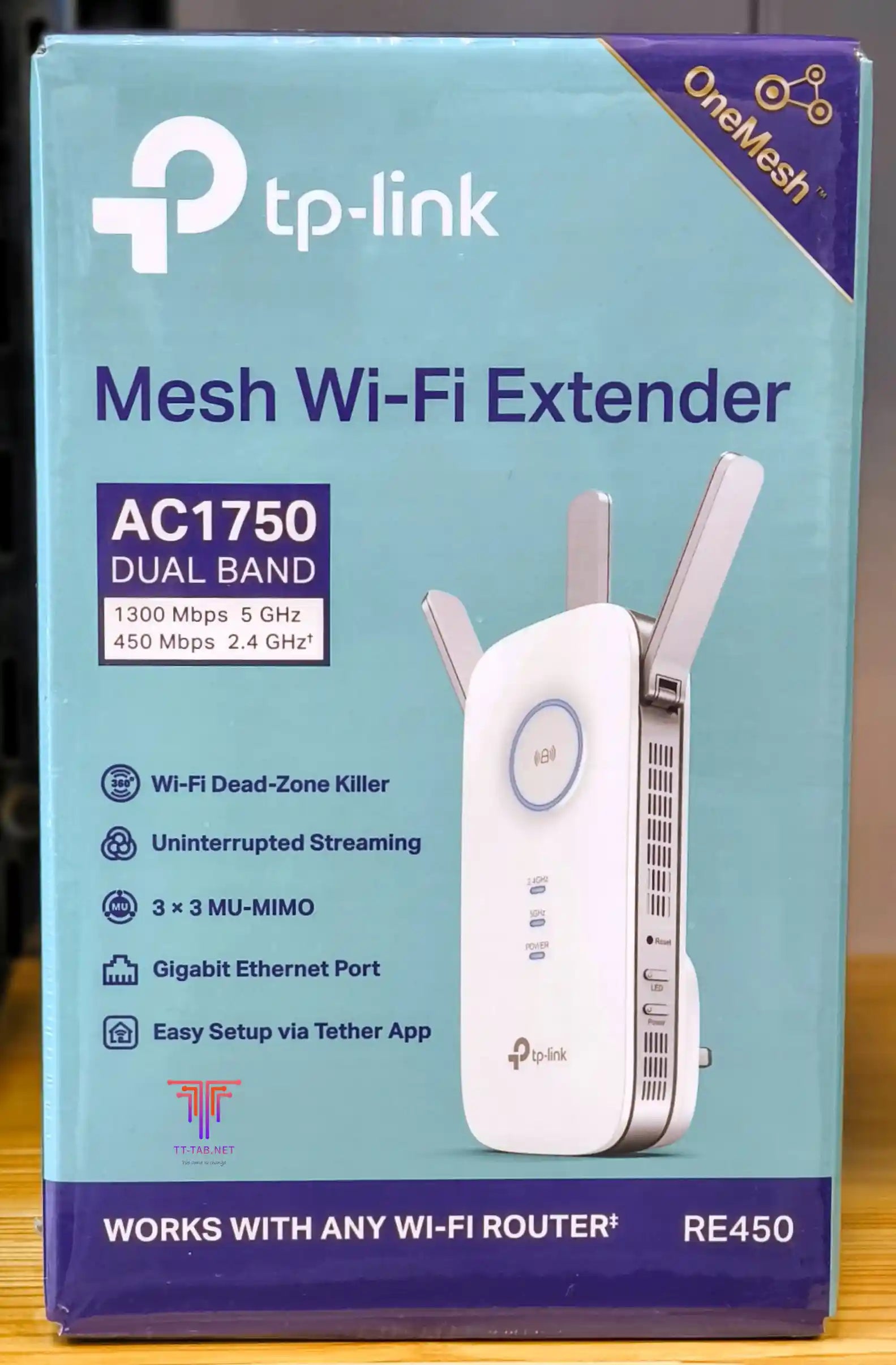 TP-Link RE450 AC1750 Wi-Fi5 Range Extender Support OneMesh - للتقنيات الحديثة TT TAB متجر