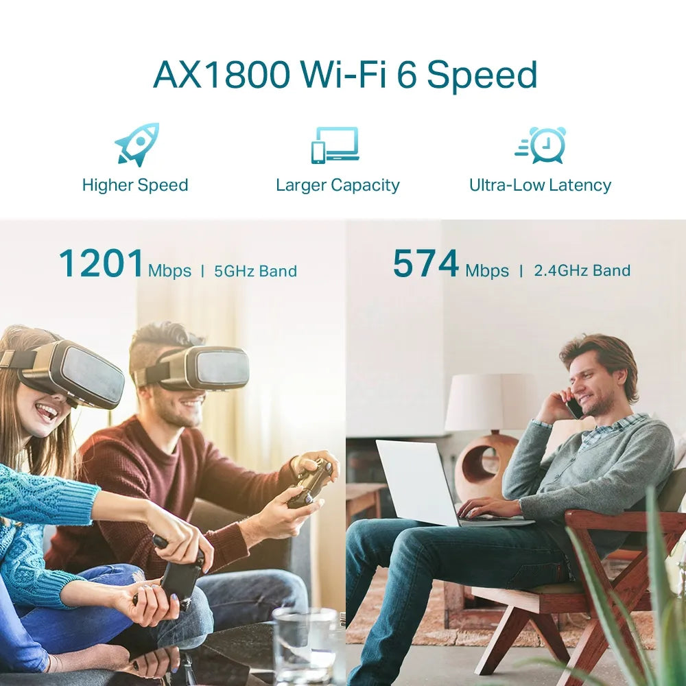 TP-Link RE605X AX1800 Wi-Fi6 Range Extender - للتقنيات الحديثة TT TAB متجر