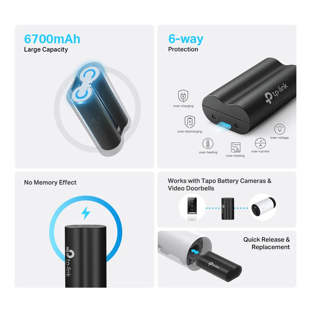 TP-Link Tapo A100 Battery Pack - للتقنيات الحديثة TT TAB متجر