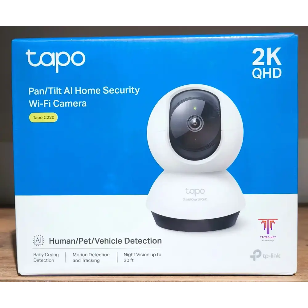 TP-Link Tapo C220 Pan/Tilt AI Home Security Wi-Fi Camera - للتقنيات الحديثة TT TAB متجر