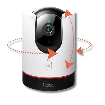 TP-Link Tapo C225 Pan/Tilt AI Home Security Wi-Fi Camera