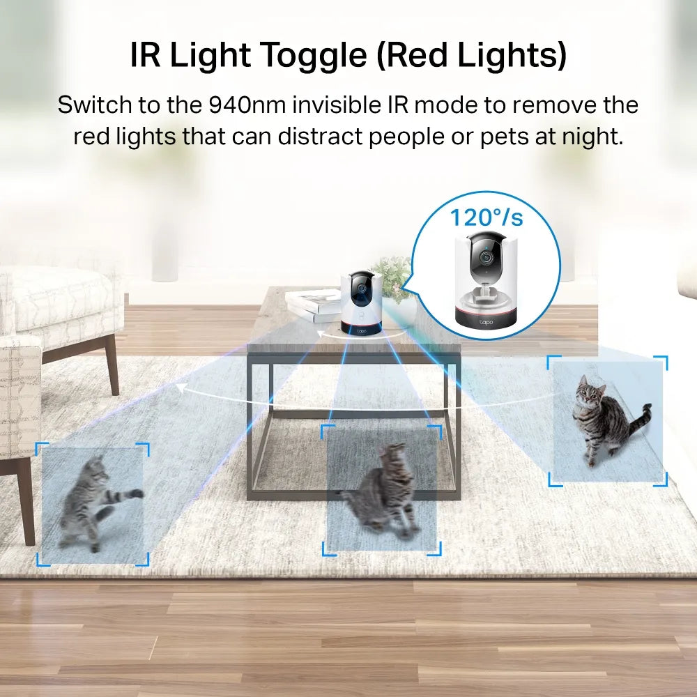 TP-Link Tapo C225 Pan/Tilt AI Home Security Wi-Fi Camera - للتقنيات الحديثة TT TAB متجر