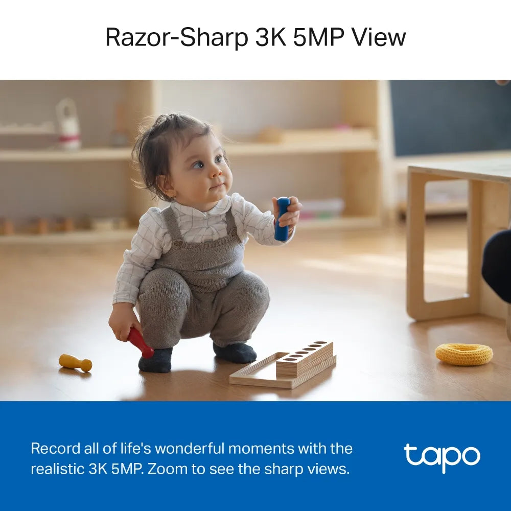 TP-Link Tapo C230 3K 5MP Pan/Tilt AI Home Security Wi-Fi Camera - متجر TT Tab للتقنيات الحديثة