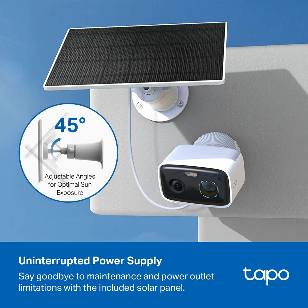 TP-Link Tapo C400 KIT 1080p Solar-Powered Outdoor Security Camera Kit - متجر TT Tab للتقنيات الحديثة